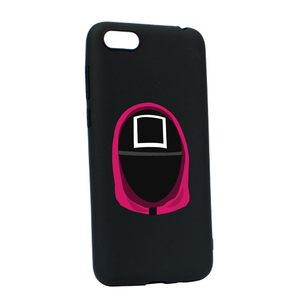 Husa Silicon Compatibila Cu Apple iPhone 6 / 6S, Squid Game - Soldier Square, rezistenta la uzura, anti-alunecare, B848