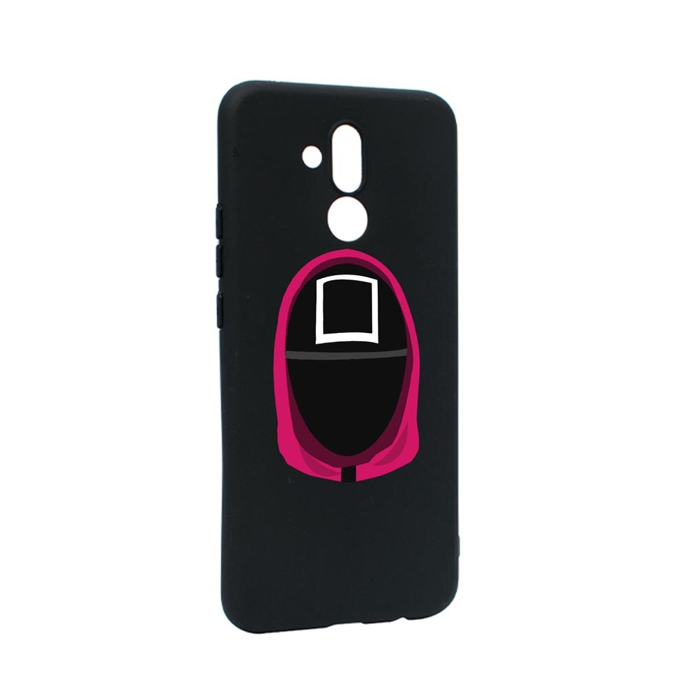 Husa Silicon Compatibila Cu Huawei Mate 20 Lite, Squid Game - Soldier Square, rezistenta la uzura, anti-alunecare, B848