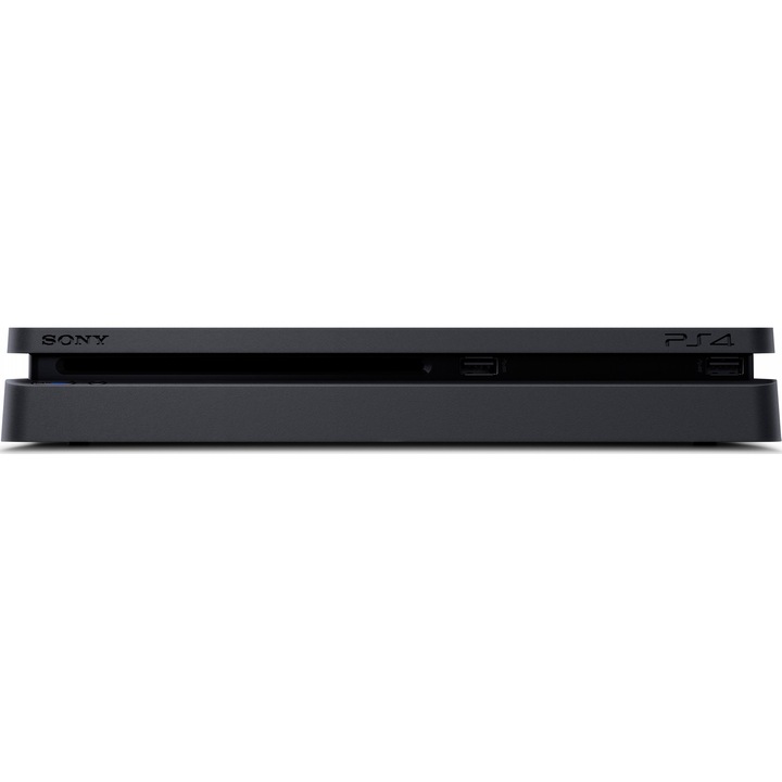 Конзола Sony Playstation 4 Slim (PS4), 500 GB, Черен