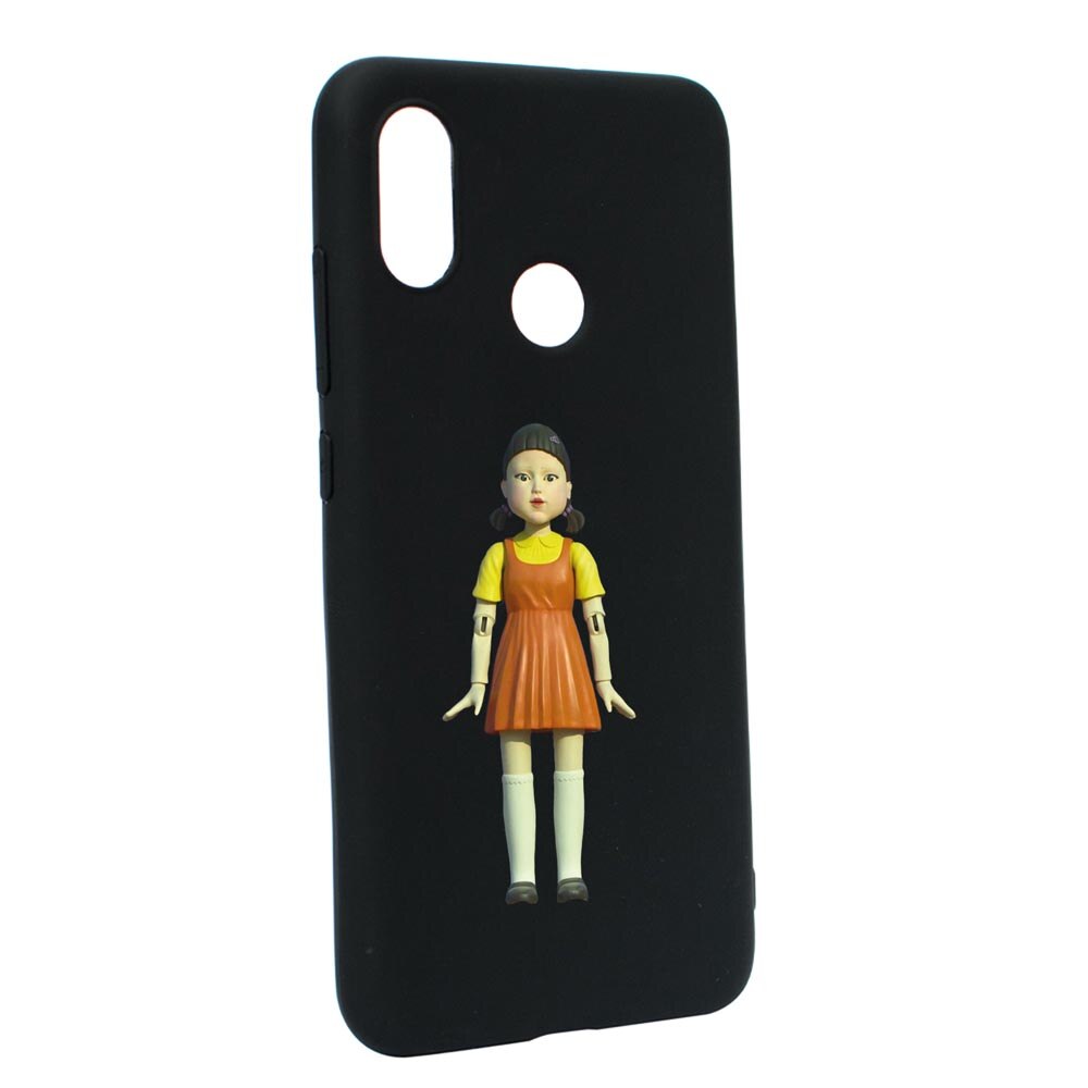 Husa Silicon Compatibila Cu Motorola Moto E7 Power, Squid Game - Doll Girl, rezistenta la uzura, anti-alunecare, B851