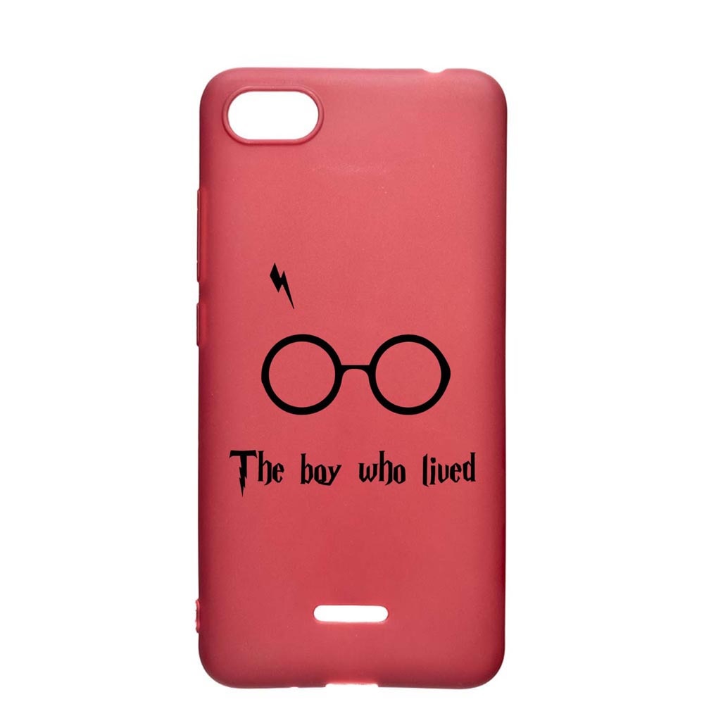 Husa Silicon Compatibila cu Apple iPhone 6S / 6, The Boy Who Lived, rezistenta la uzura, anti-alunecare, Pomegranate, PG858