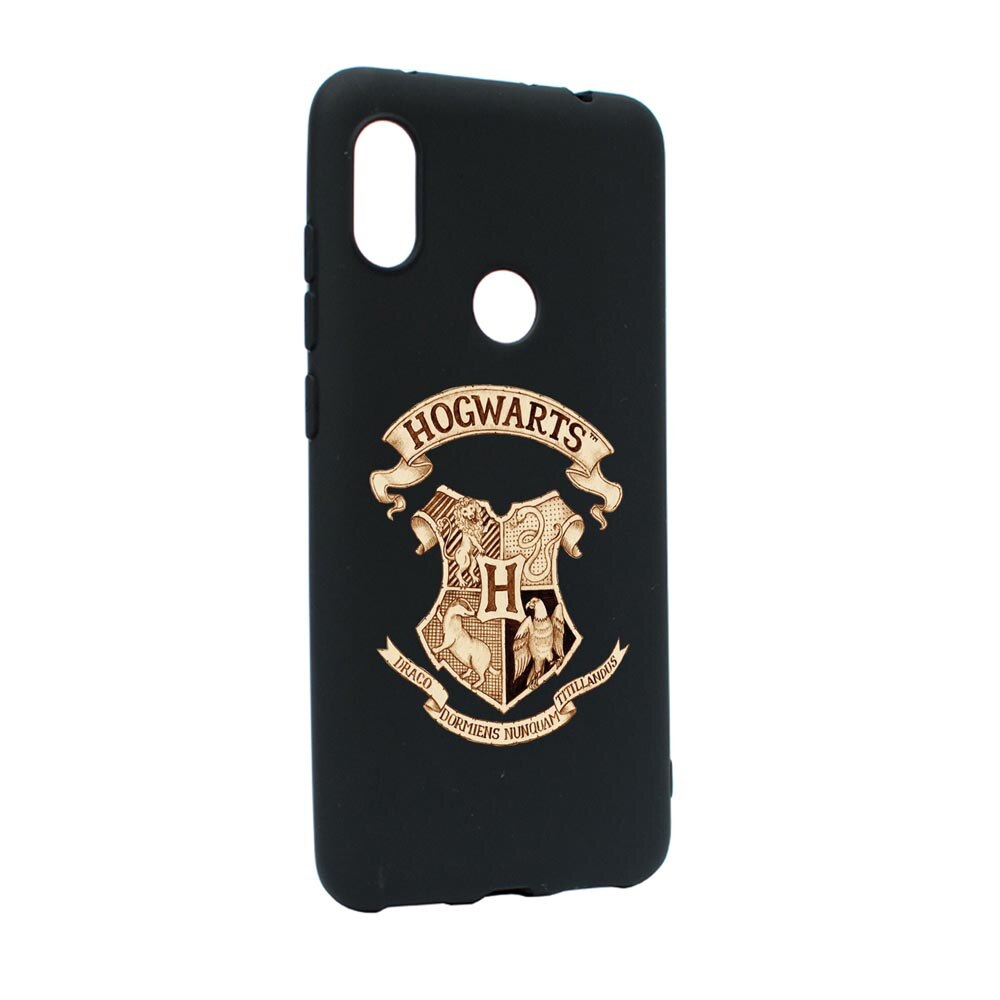 Husa Silicon Compatibila Cu Huawei Y6 2019, Hogwarts Harry Potter, rezistenta la uzura, anti-alunecare, B852