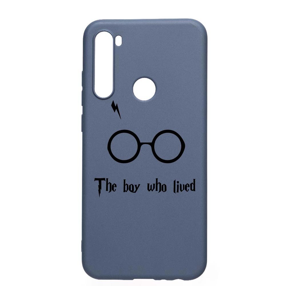 Husa Silicon Compatibila Cu Xiaomi Redmi Note 8T, The Boy Who Lived, rezistenta la uzura, anti-alunecare, AlaskanBlue, AB858