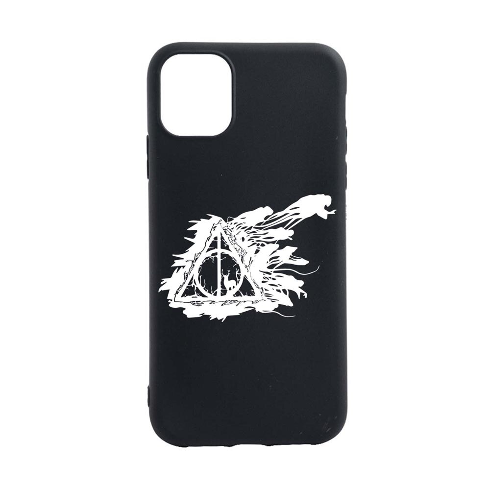 Husa Silicon Compatibila Cu Apple iPhone 12 Pro Max, Deathly Hallows Harry Potter, rezistenta la uzura, anti-alunecare, B854