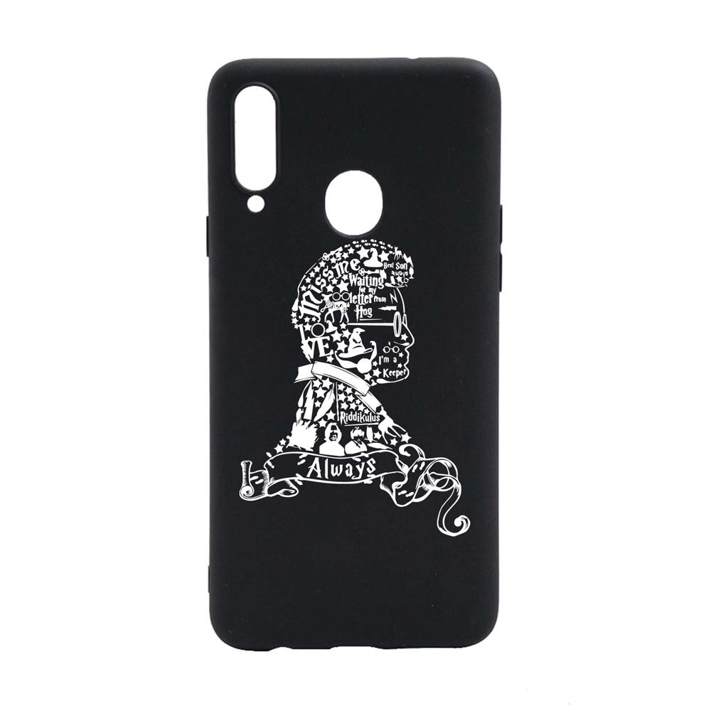 Husa Silicon Compatibila Cu Samsung Galaxy A20S, Harry Potter Face, rezistenta la uzura, anti-alunecare, B855