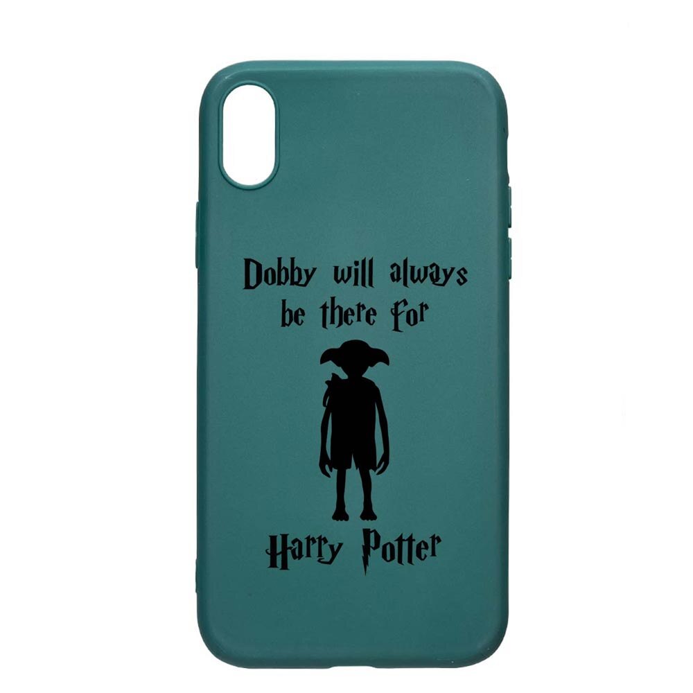 Husa Silicon Compatibila cu Xiaomi Redmi 9A, Dobby Will Always Be There, rezistenta la uzura, anti-alunecare, ForestGreen, FG859