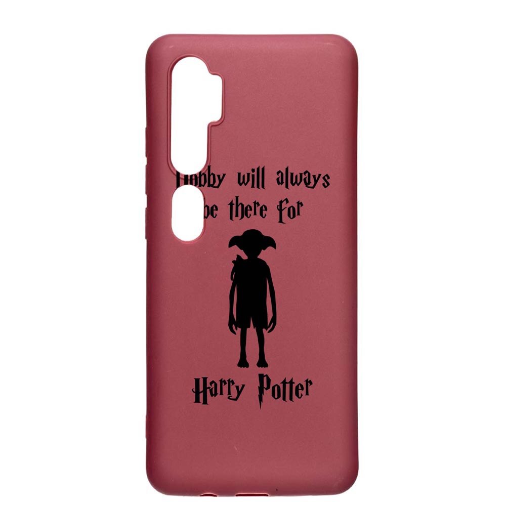 Husa Silicon Compatibila cu Xiaomi Mi Note 10, Dobby Will Always Be There, rezistenta la uzura, anti-alunecare, Pomegranate, PG859