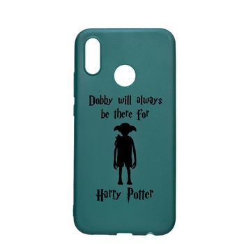 Husa Silicon Compatibila cu Samsung Galaxy A50, Dobby Will Always Be There, rezistenta la uzura, anti-alunecare, ForestGreen, FG859 Husa Silicon Compatibila cu Samsung Galaxy A50, Dobby Will Always Be There, rezistenta la uzura, anti-alunecare, ForestGreen, FG859