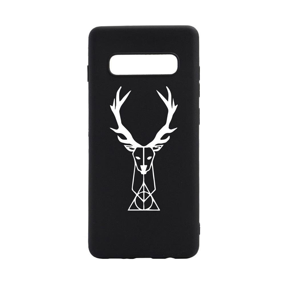Husa Silicon Compatibila Cu Samsung Galaxy S10 Plus, Harry Potter Patronus Deer, rezistenta la uzura, anti-alunecare, B856