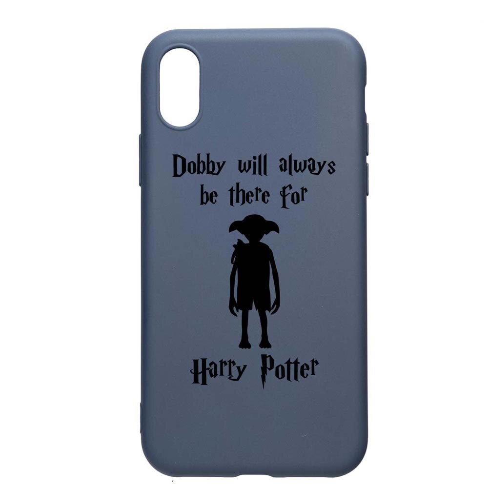 Husa Silicon Compatibila Cu Xiaomi Redmi 7A, Dobby Will Always Be There, rezistenta la uzura, anti-alunecare, AlaskanBlue, AB859