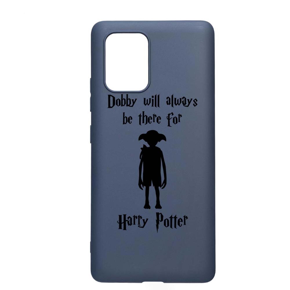 Husa Silicon Compatibila Cu Samsung Galaxy A71, Dobby Will Always Be There, rezistenta la uzura, anti-alunecare, AlaskanBlue, AB859