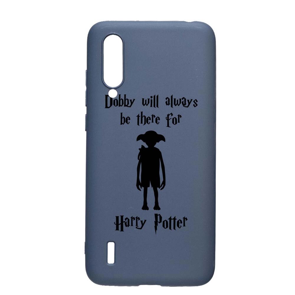 Husa Silicon Compatibila Cu Xiaomi Mi A3 Lite, Dobby Will Always Be There, rezistenta la uzura, anti-alunecare, AlaskanBlue, AB859