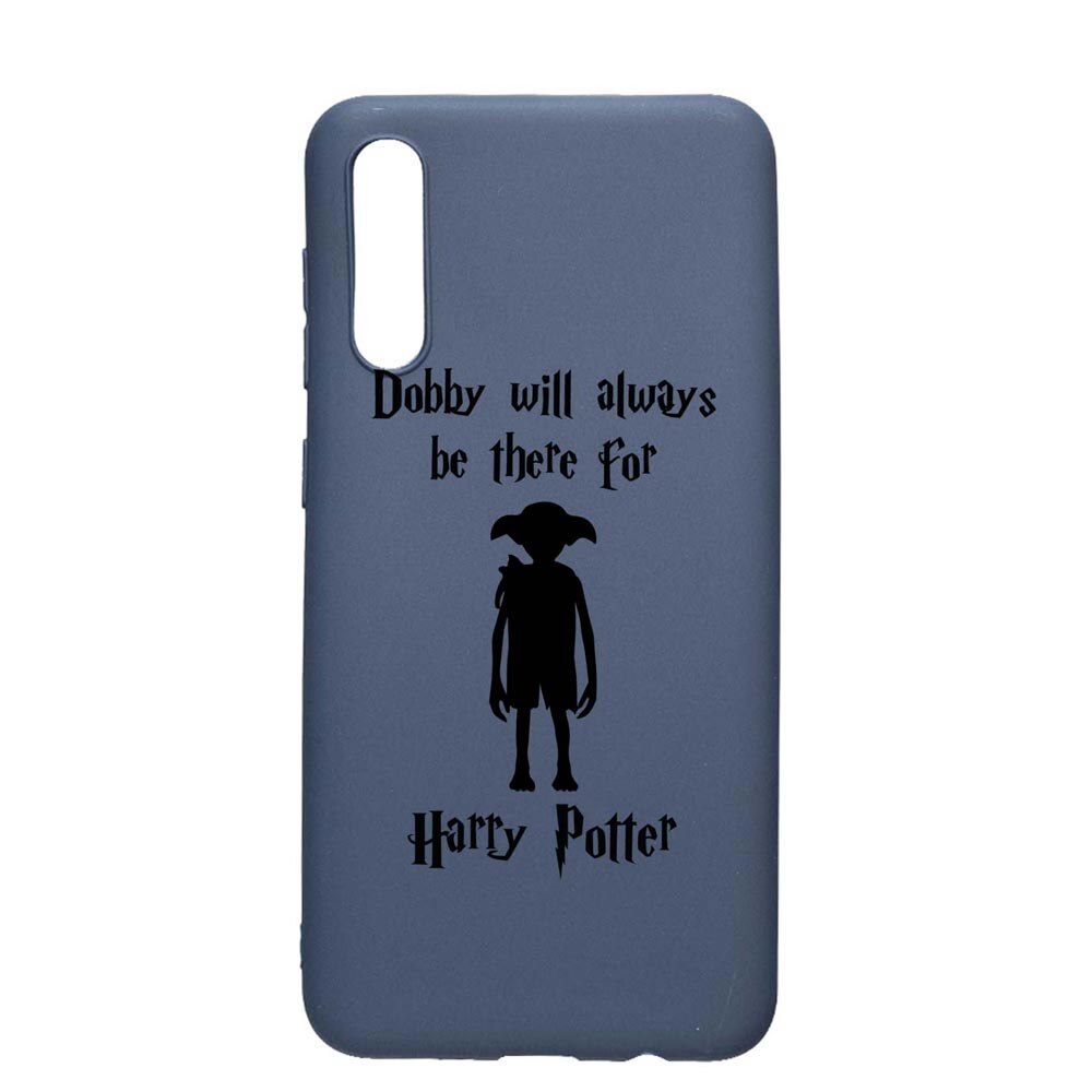 Husa Silicon Compatibila Cu Samsung Galaxy A70, Dobby Will Always Be There, rezistenta la uzura, anti-alunecare, AlaskanBlue, AB859