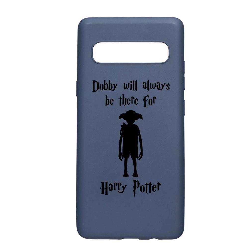 Husa Silicon Compatibila Cu Samsung Galaxy S10 5G, Dobby Will Always Be There, rezistenta la uzura, anti-alunecare, AlaskanBlue, AB859