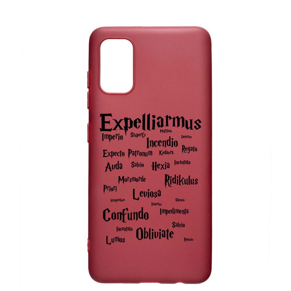 Husa Silicon Compatibila cu Samsung Galaxy A51, Harry Potter Spells, rezistenta la uzura, anti-alunecare, Pomegranate, PG865