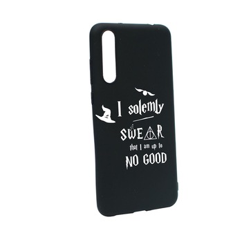 Husa Silicon Compatibila Cu Huawei P20, Solemly Swear, rezistenta la uzura, anti-alunecare, B860 Husa Silicon Compatibila Cu Huawei P20, Solemly Swear, rezistenta la uzura, anti-alunecare, B860