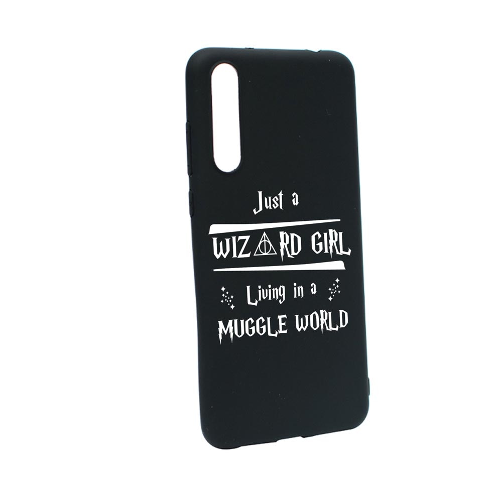 Husa Silicon Compatibila Cu Samsung Galaxy A70 / A70s, Wizard Girl, rezistenta la uzura, anti-alunecare, B861