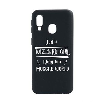 Husa Silicon Compatibila Cu Samsung Galaxy A40, Wizard Girl, rezistenta la uzura, anti-alunecare, B861 Husa Silicon Compatibila Cu Samsung Galaxy A40, Wizard Girl, rezistenta la uzura, anti-alunecare, B861