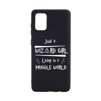 Husa Silicon Compatibila Cu Samsung Galaxy A51, Wizard Girl, rezistenta la uzura, anti-alunecare, B861 Husa Silicon Compatibila Cu Samsung Galaxy A51, Wizard Girl, rezistenta la uzura, anti-alunecare, B861