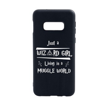 Husa Silicon Compatibila Cu Samsung Galaxy S10E, Wizard Girl, rezistenta la uzura, anti-alunecare, B861 Husa Silicon Compatibila Cu Samsung Galaxy S10E, Wizard Girl, rezistenta la uzura, anti-alunecare, B861