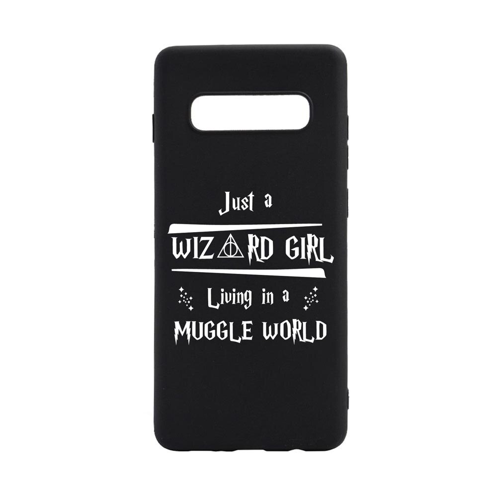 Husa Silicon Compatibila Cu Samsung Galaxy S10, Wizard Girl, rezistenta la uzura, anti-alunecare, B861