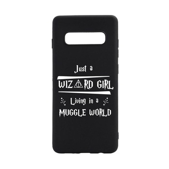 Husa Silicon Compatibila Cu Samsung Galaxy S10 Plus, Wizard Girl, rezistenta la uzura, anti-alunecare, B861 Husa Silicon Compatibila Cu Samsung Galaxy S10 Plus, Wizard Girl, rezistenta la uzura, anti-alunecare, B861