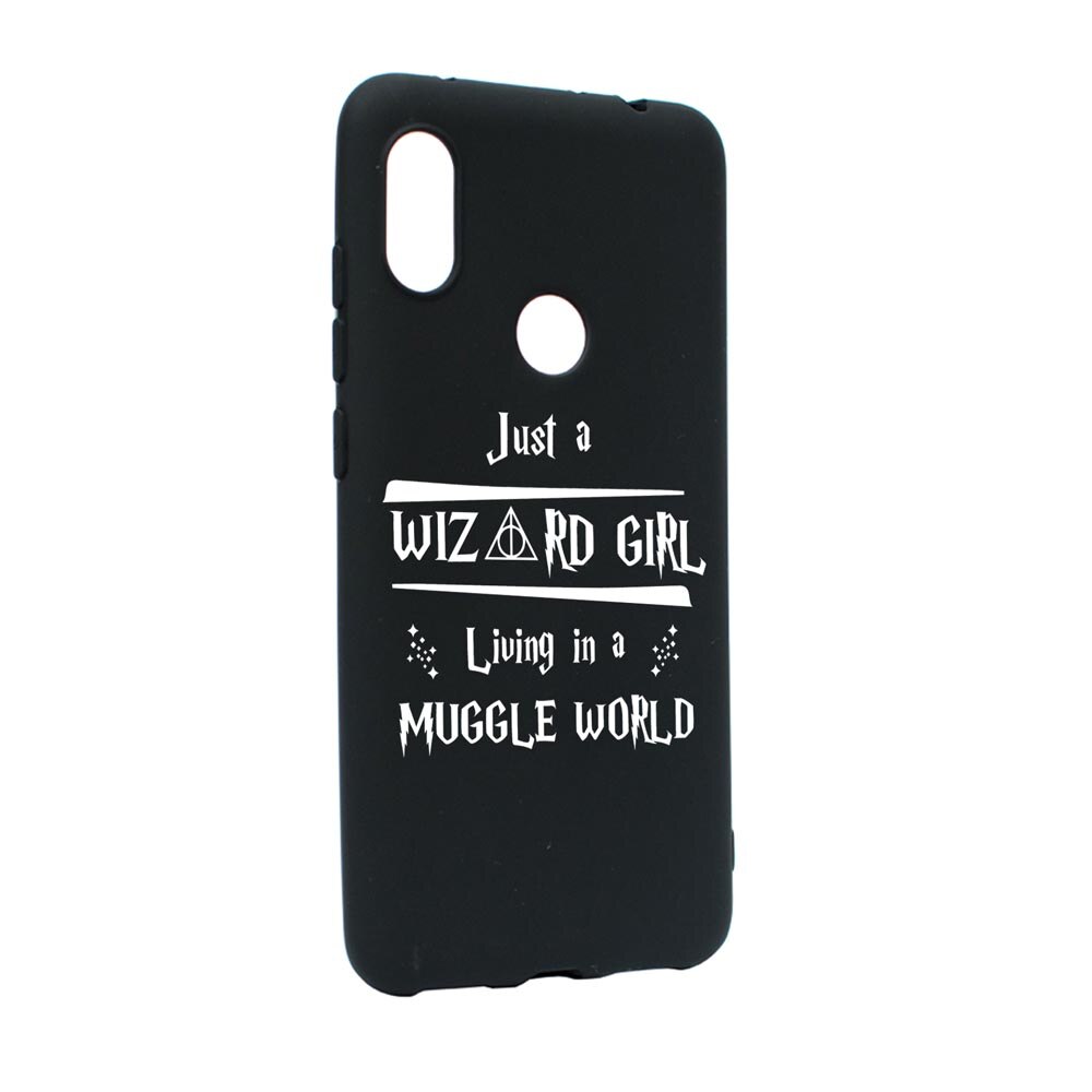 Husa Silicon Compatibila Cu Huawei Y6 2019, Wizard Girl, rezistenta la uzura, anti-alunecare, B861