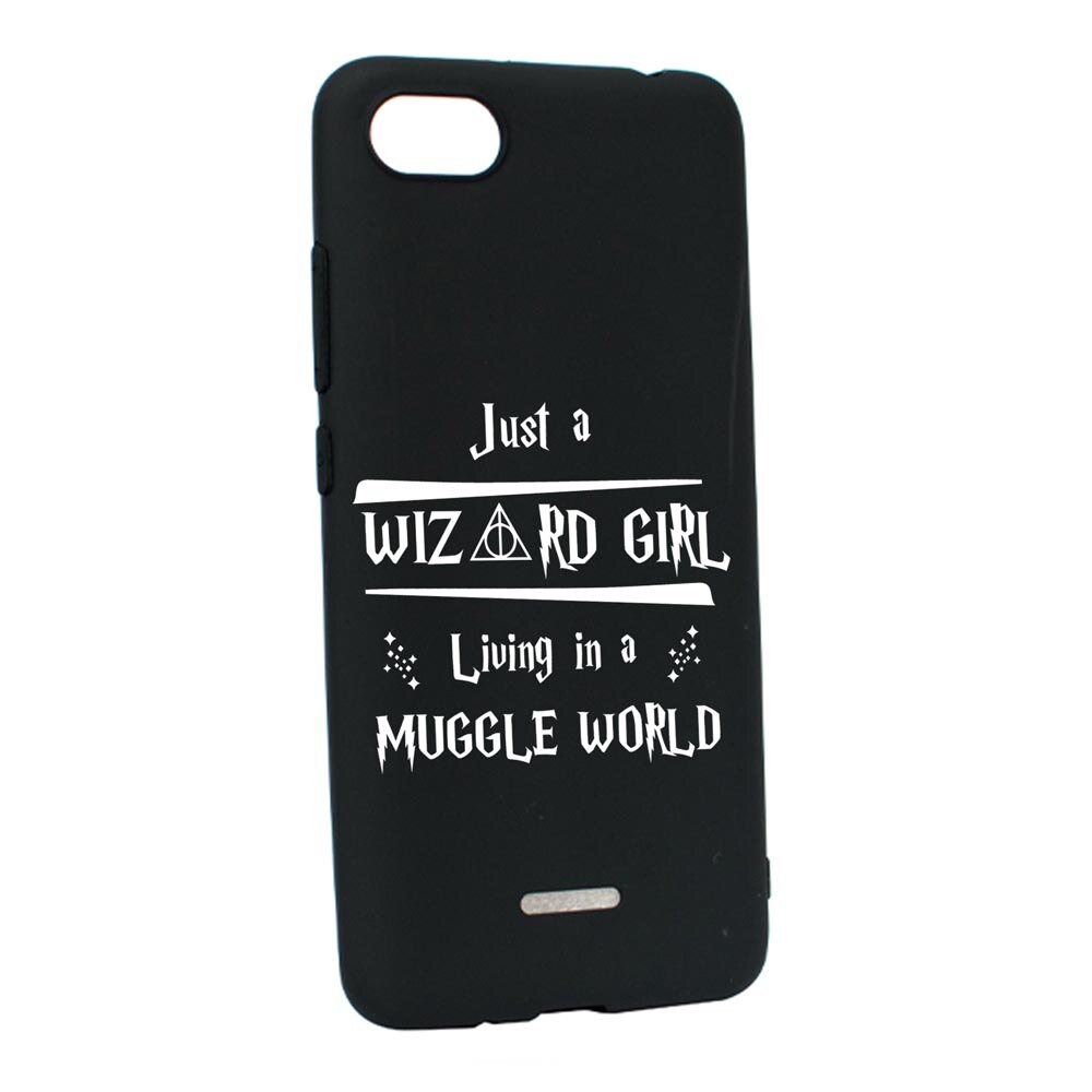 Husa Silicon Compatibila Cu Xiaomi Redmi 6A, Wizard Girl, rezistenta la uzura, anti-alunecare, B861