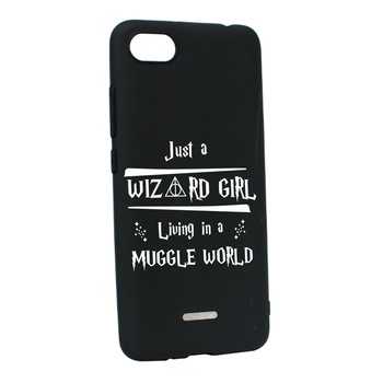 Husa Silicon Compatibila Cu Xiaomi Redmi 6A, Wizard Girl, rezistenta la uzura, anti-alunecare, B861 Husa Silicon Compatibila Cu Xiaomi Redmi 6A, Wizard Girl, rezistenta la uzura, anti-alunecare, B861