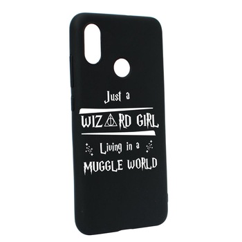 Husa Silicon Compatibila Cu Motorola Moto E7 Power, Wizard Girl, rezistenta la uzura, anti-alunecare, B861 Husa Silicon Compatibila Cu Motorola Moto E7 Power, Wizard Girl, rezistenta la uzura, anti-alunecare, B861