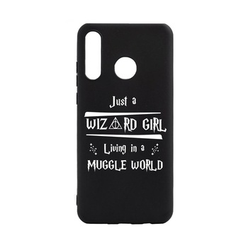 Husa Silicon Compatibila Cu Huawei P30 Lite, Wizard Girl, rezistenta la uzura, anti-alunecare, B861 Husa Silicon Compatibila Cu Huawei P30 Lite, Wizard Girl, rezistenta la uzura, anti-alunecare, B861