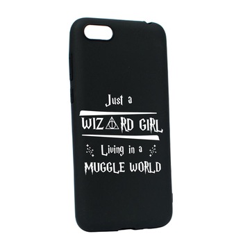 Husa Silicon Compatibila Cu Apple iPhone 6 / 6S, Wizard Girl, rezistenta la uzura, anti-alunecare, B861 Husa Silicon Compatibila Cu Apple iPhone 6 / 6S, Wizard Girl, rezistenta la uzura, anti-alunecare, B861