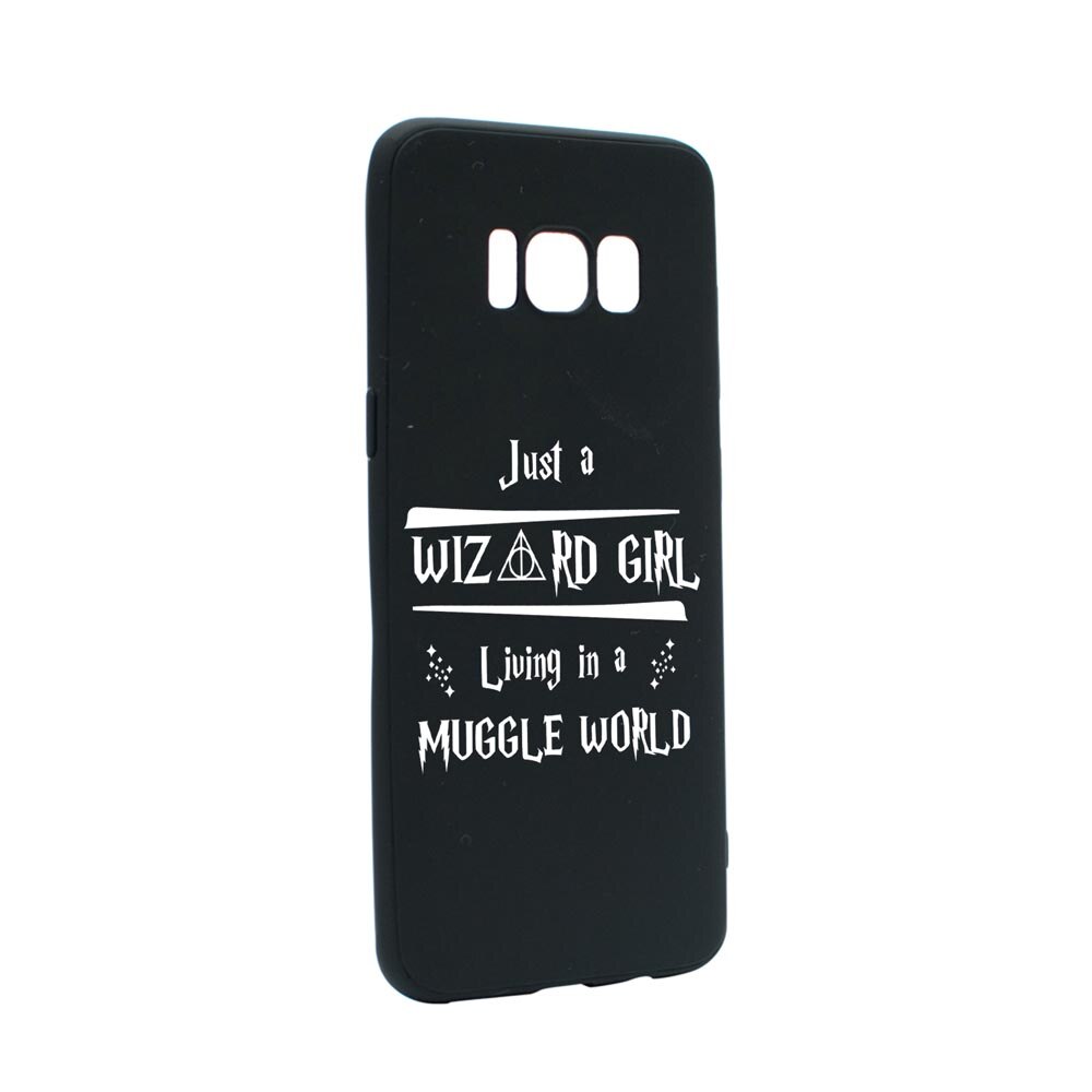 Husa Silicon Compatibila Cu Samsung Galaxy S8, Wizard Girl, rezistenta la uzura, anti-alunecare, B861