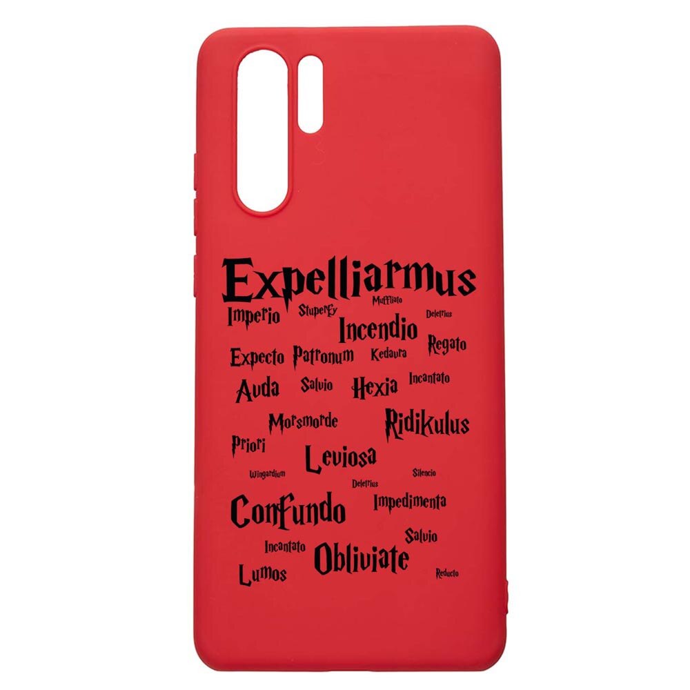 Husa Silicon Compatibila Cu Huawei P30 Pro, Harry Potter Spells, rezistenta la uzura, anti-alunecare, Red, R865
