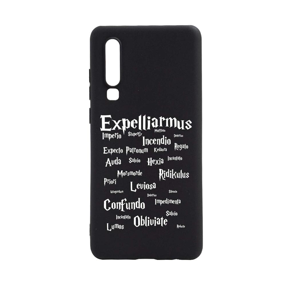 Husa Silicon Compatibila Cu Samsung Galaxy A7 2018, Harry Potter Spells, rezistenta la uzura, anti-alunecare, B865