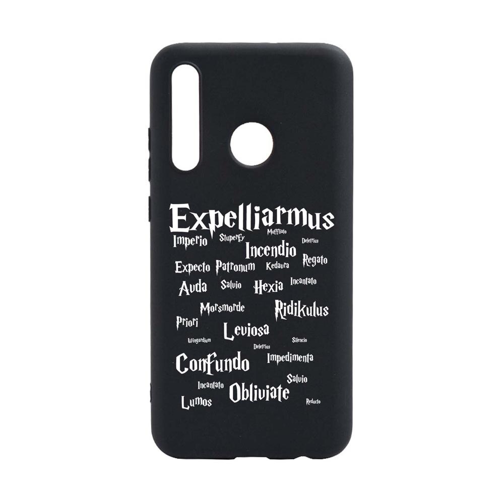 Husa Silicon Compatibila Cu Huawei Honor 20 Lite / P smart Plus 2019, Harry Potter Spells, rezistenta la uzura, anti-alunecare, B865