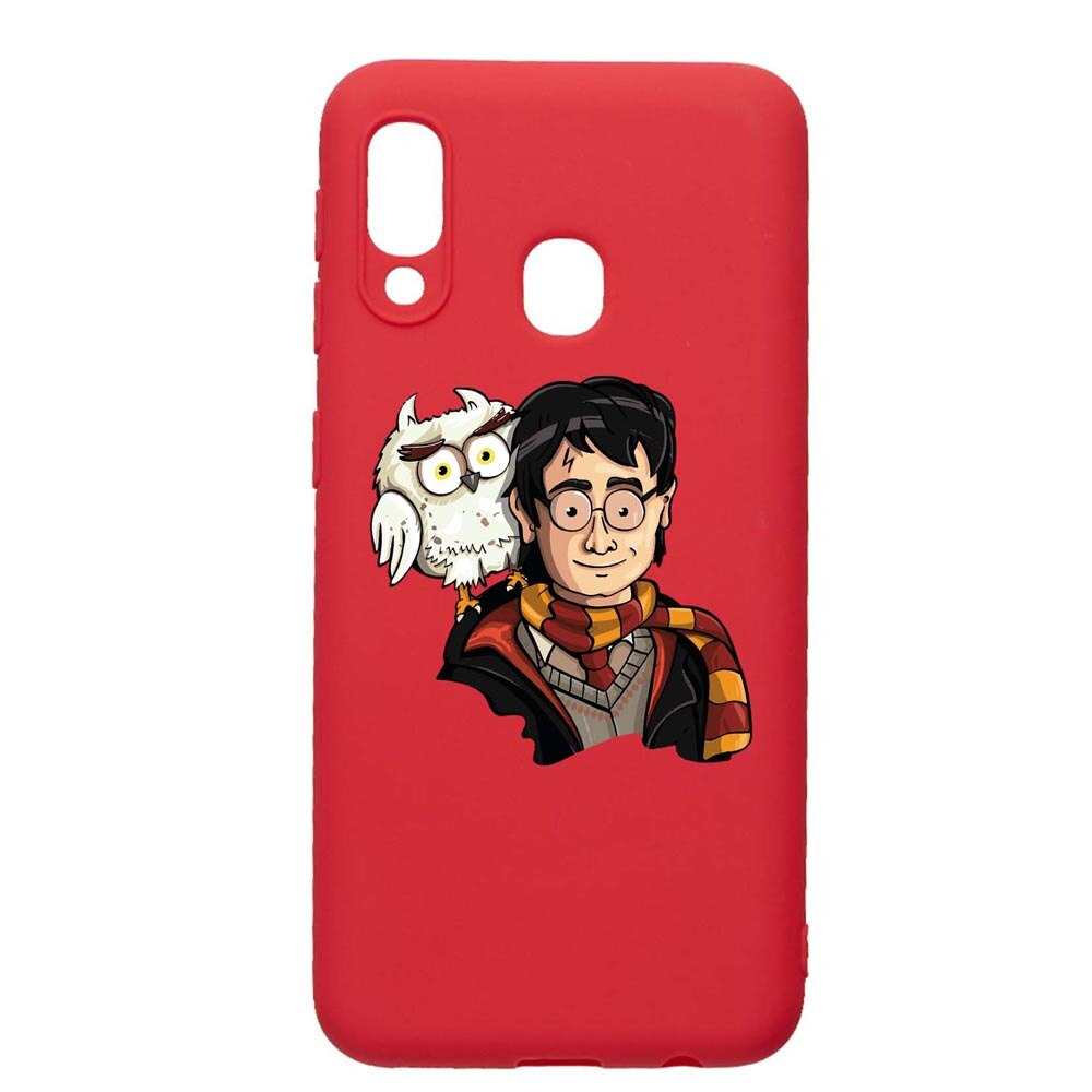 Husa Silicon Compatibila Cu Samsung Galaxy A20e, Harry Potter Hogwarts, rezistenta la uzura, anti-alunecare, Red, R868