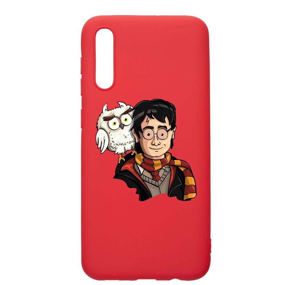 Husa Silicon Compatibila Cu Samsung Galaxy A50, Harry Potter Hogwarts, rezistenta la uzura, anti-alunecare, Red, R868