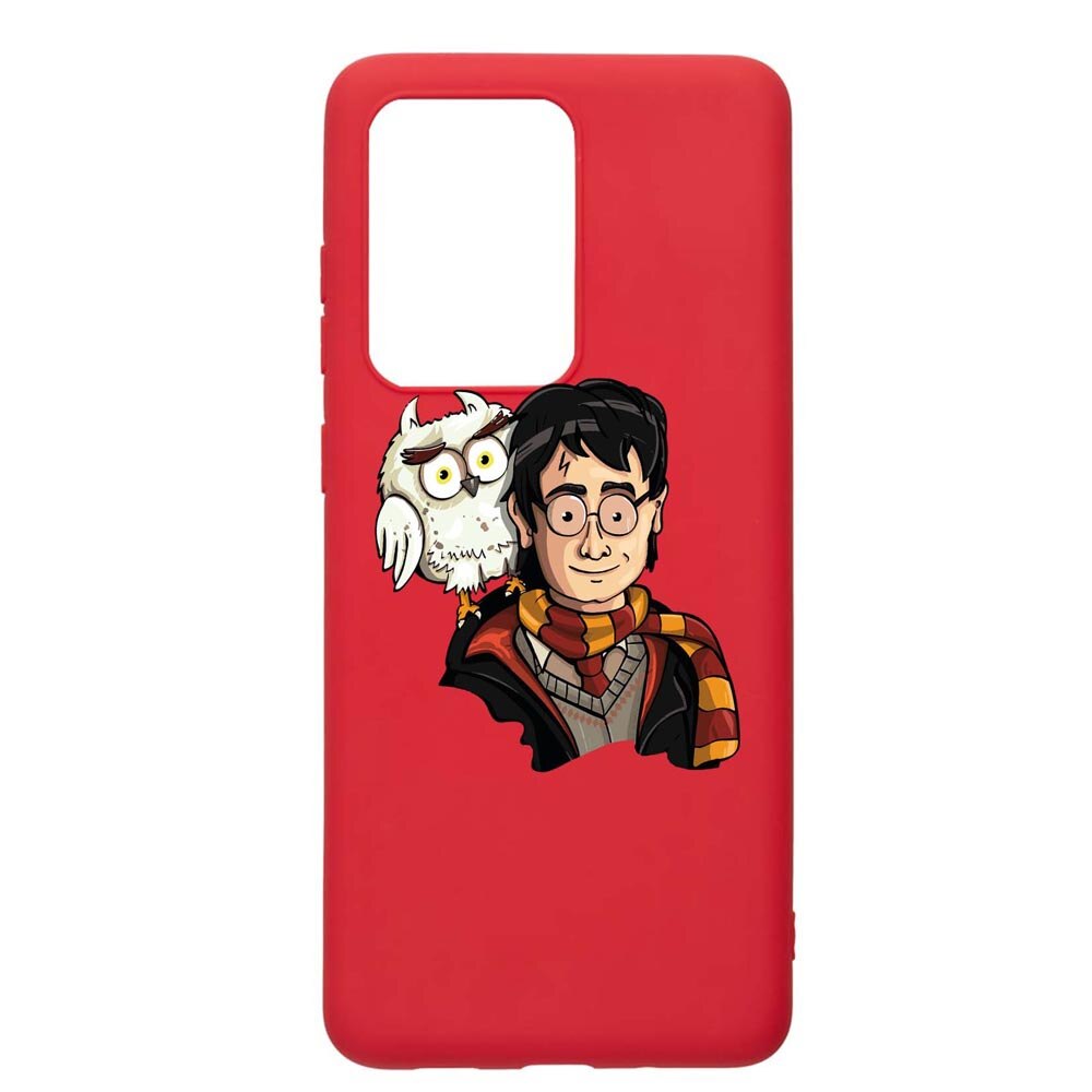 Husa Silicon Compatibila Cu Samsung Galaxy S20 Ultra, Harry Potter Hogwarts, rezistenta la uzura, anti-alunecare, Red, R868