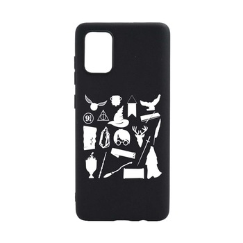 Husa Silicon Compatibila Cu Samsung Galaxy S21 Ultra, Harry Potter Symbols, rezistenta la uzura, anti-alunecare, B866 Husa Silicon Compatibila Cu Samsung Galaxy S21 Ultra, Harry Potter Symbols, rezistenta la uzura, anti-alunecare, B866