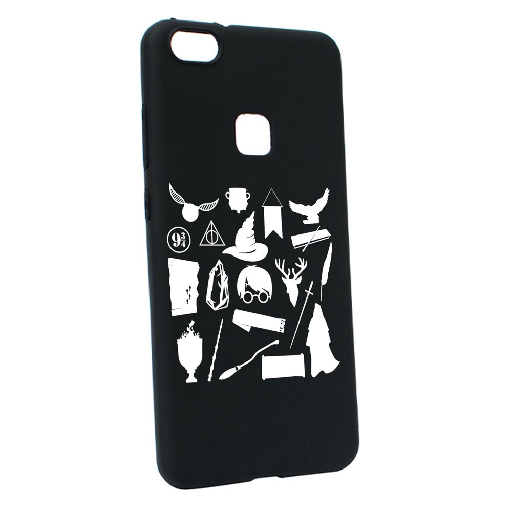 Husa Silicon Compatibila Cu Huawei P10 Lite, Harry Potter Symbols, rezistenta la uzura, anti-alunecare, B866