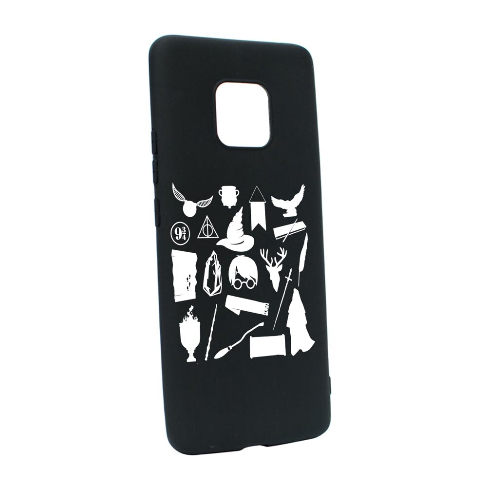 Husa Silicon Compatibila Cu Xiaomi Redmi Note 9S, Harry Potter Symbols, rezistenta la uzura, anti-alunecare, B866