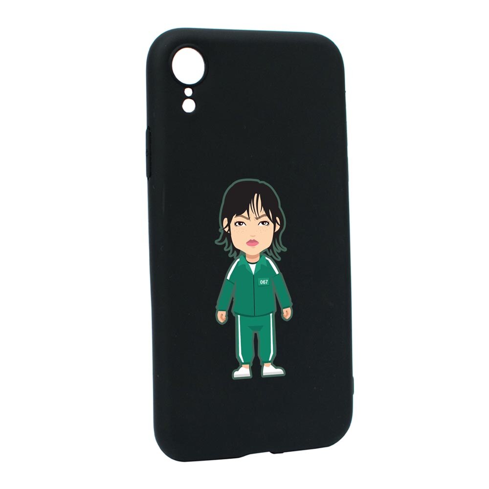 Husa Silicon Compatibila Cu Apple iPhone XR, Squid Game - Gamer 067, rezistenta la uzura, anti-alunecare, B840