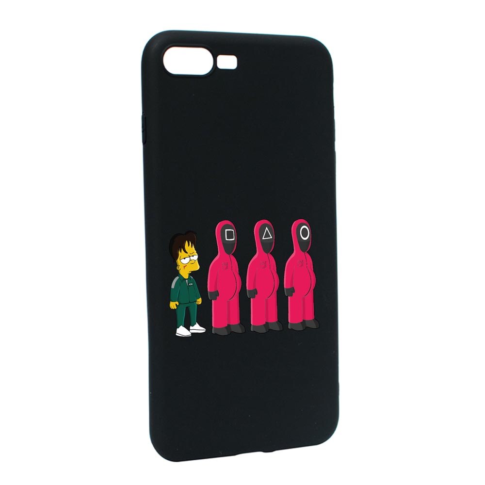 Husa Silicon Compatibila Cu Apple iPhone 7 Plus / 8 Plus, Squid Game - Simpson, rezistenta la uzura, anti-alunecare, B842