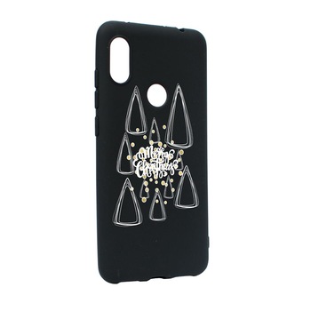 Husa Silicon Compatibila Cu Huawei Y6 2019, Minimalist Merry Christmas, rezistenta la uzura, anti-alunecare, B870 Husa Silicon Compatibila Cu Huawei Y6 2019, Minimalist Merry Christmas, rezistenta la uzura, anti-alunecare, B870