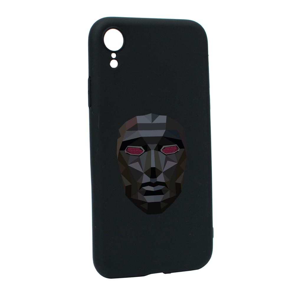 Husa Silicon Compatibila Cu Apple iPhone XR, Squid Game - Mask Front Man, rezistenta la uzura, anti-alunecare, B844