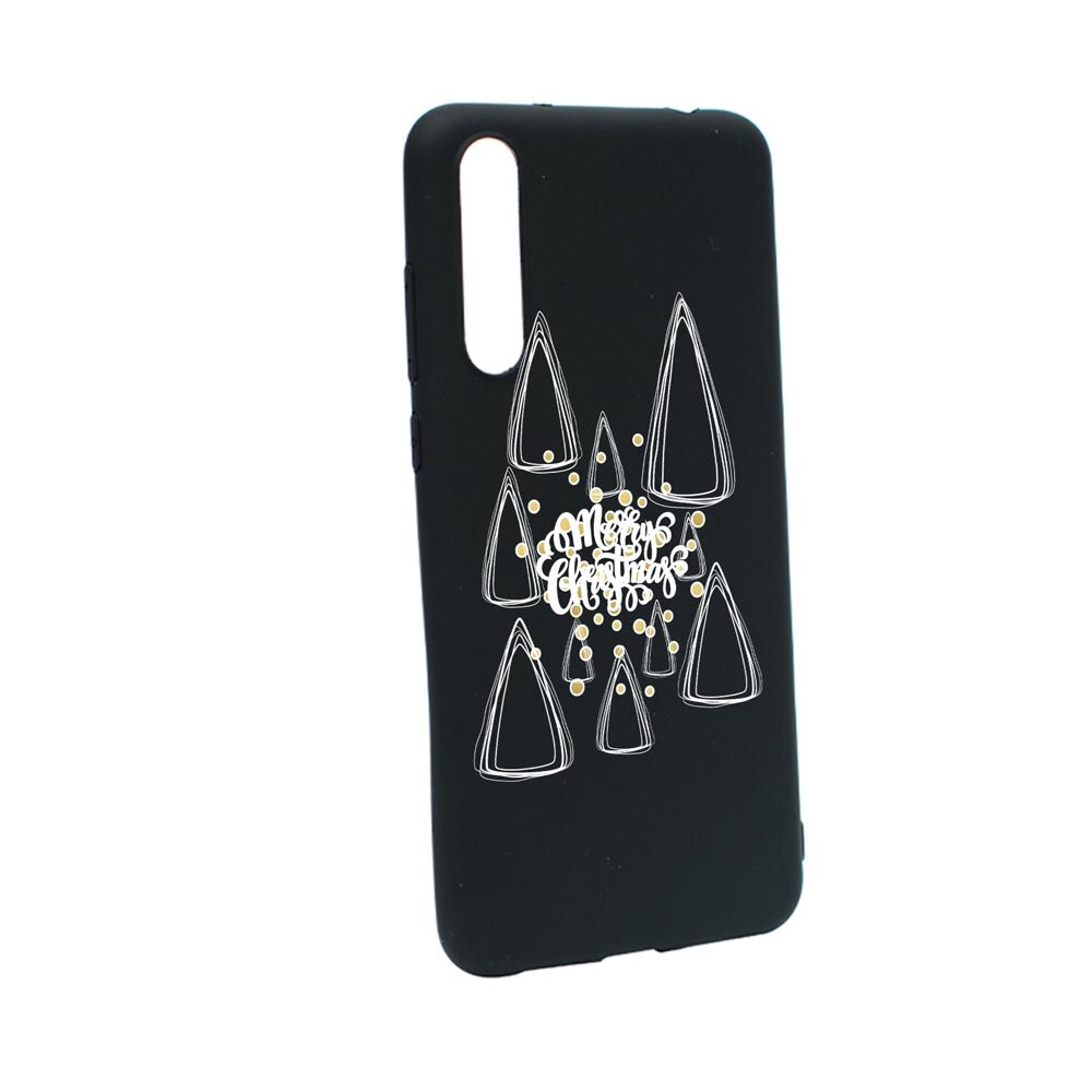 Husa Silicon Compatibila Cu Xiaomi Mi 9 Lite / Mi A3 Lite, Minimalist Merry Christmas, rezistenta la uzura, anti-alunecare, B870