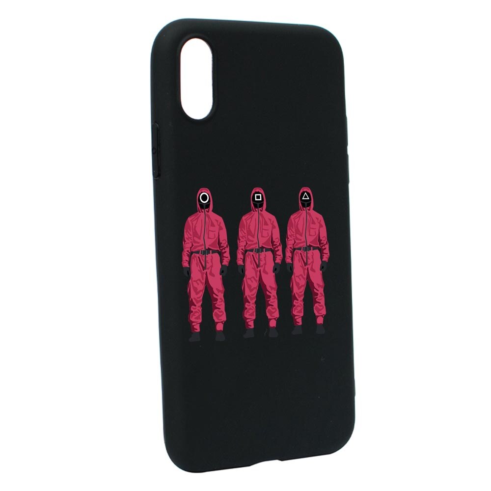Husa Silicon Compatibila Cu Samsung Galaxy S21 Plus, Squid Game - Soldier Mask, rezistenta la uzura, anti-alunecare, B845