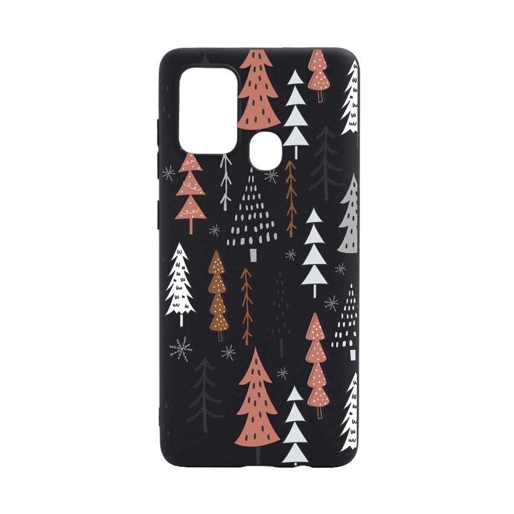 Husa Silicon Compatibila Cu Xiaomi Redmi 9C, Hand Drawn Christmas Tree, rezistenta la uzura, anti-alunecare, B875