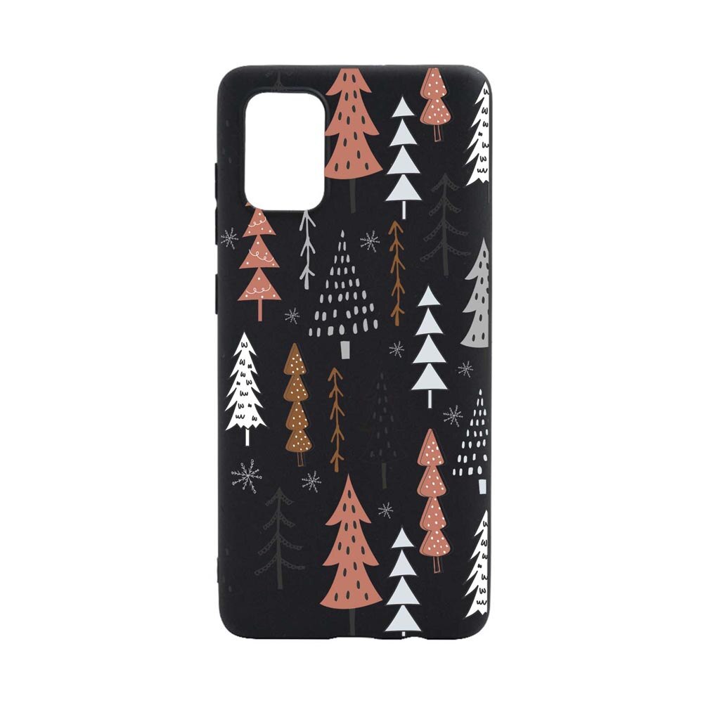 Husa Silicon Compatibila Cu Samsung Galaxy M31s, Hand Drawn Christmas Tree, rezistenta la uzura, anti-alunecare, B875